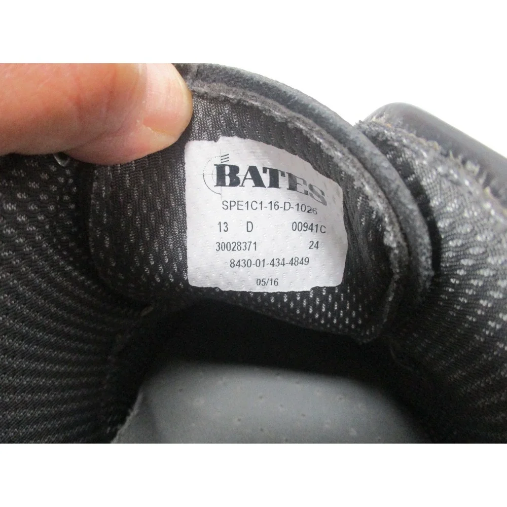 Bates 00941C High Gloss Black Oxford Dress Shoes Mens Size‎ 13 D Uniform Shoes